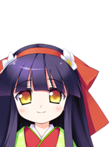 遊戲人物紫頭髮表情圖