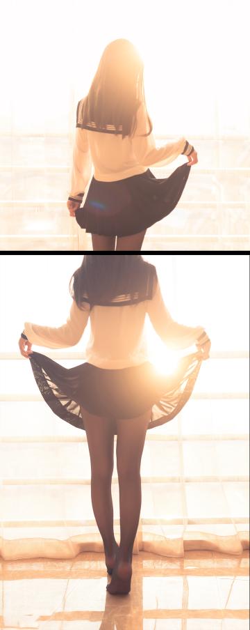B站萌妹子主播@白金Saki - 水手