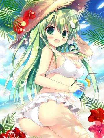戴帽子动漫美女