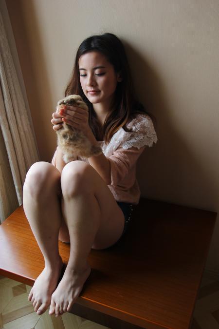 像小白兔一样可愛