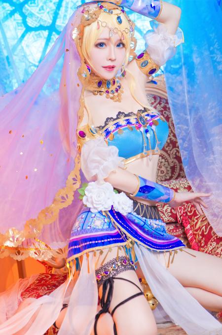 感受异域风情 - 华丽丽舞娘觉醒, 跟我一起念魔法咒语 Cosplay 绚濑绘里《lovelive!》