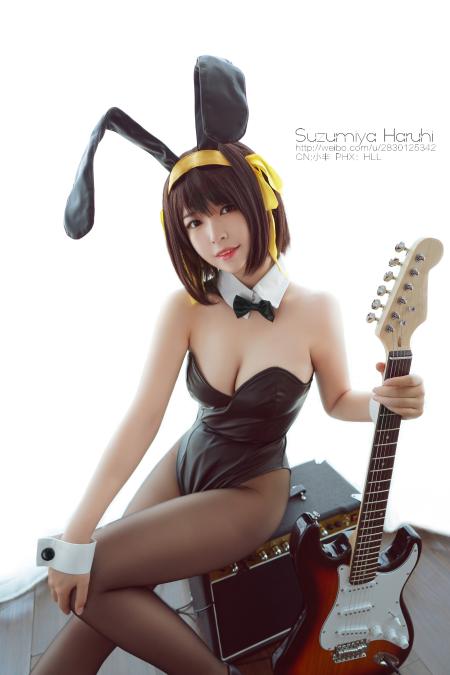 涼宮 ハルヒ(すずみや はるひ) Suzumiya Haruhi 凉宫春日的忧郁兔女郎Cosplay