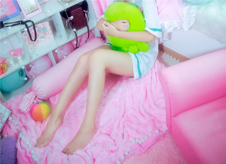 Cosplay 闺房里的可爱美女