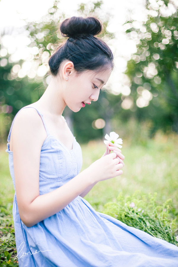 清新美女户外寫真