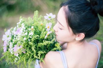 清新美女户外寫真