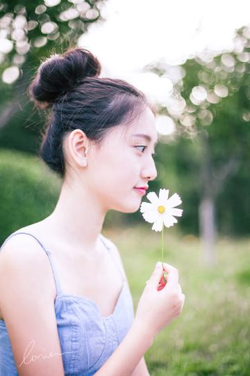 清新美女户外寫真