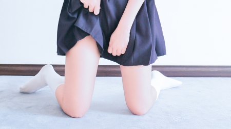 JK水手服美腿，只看腿就已经很美了