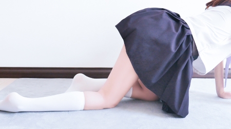 JK水手服美腿，只看腿就已经很美了