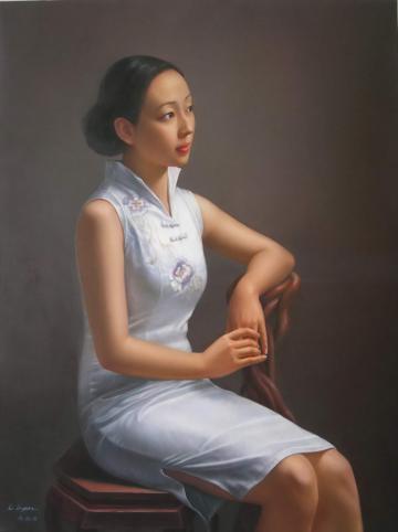 李丝云人物油画作品欣赏