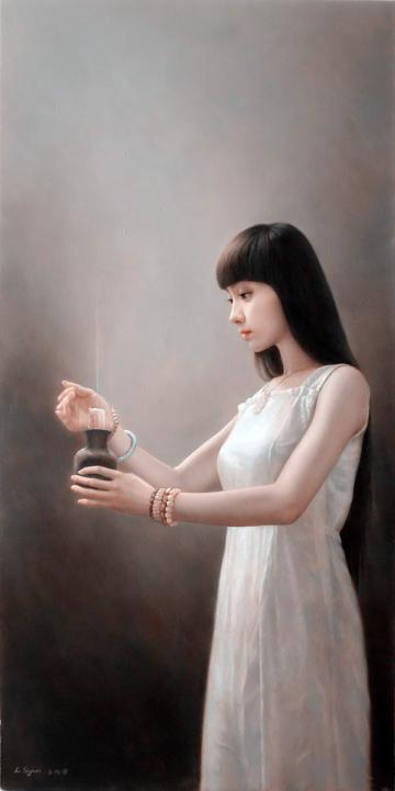 李丝云人物油画作品欣赏