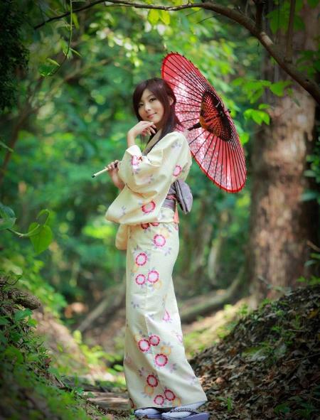 日系可爱和服美女写真