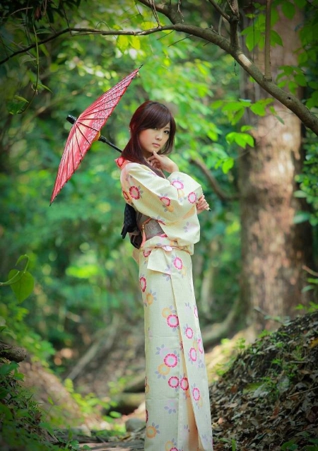 日系可爱和服美女写真