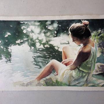 Marcos Beccari性感女性水彩插画