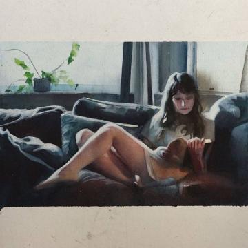 Marcos Beccari性感女性水彩插画