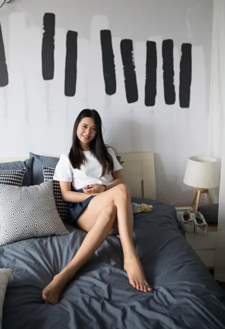 微胖清秀美女
