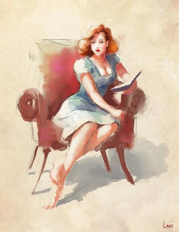Lane Brown精美手绘插画