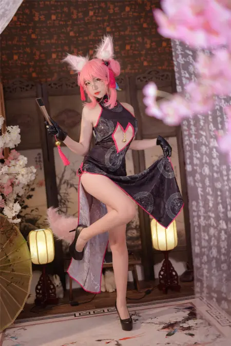 Cosplay 二佐Nisa《 Fate旗袍狐 》