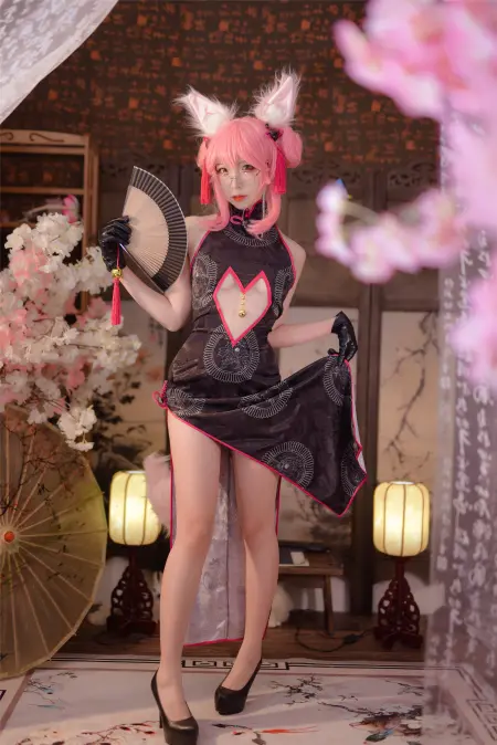 Cosplay 二佐Nisa《 Fate旗袍狐 》