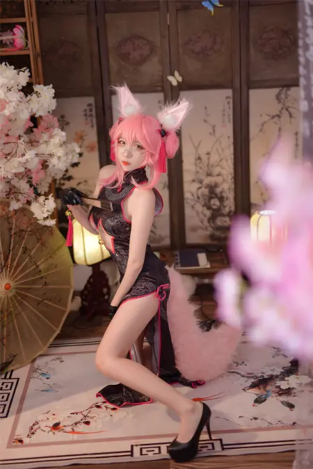 Cosplay 二佐Nisa《 Fate旗袍狐 》