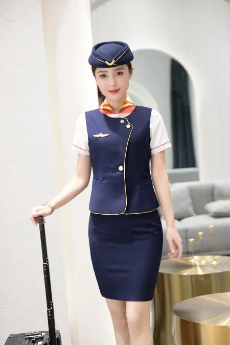 美模 晓婧 空姐制服