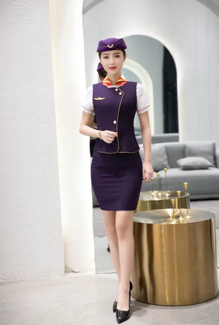 美模 晓婧 空姐制服