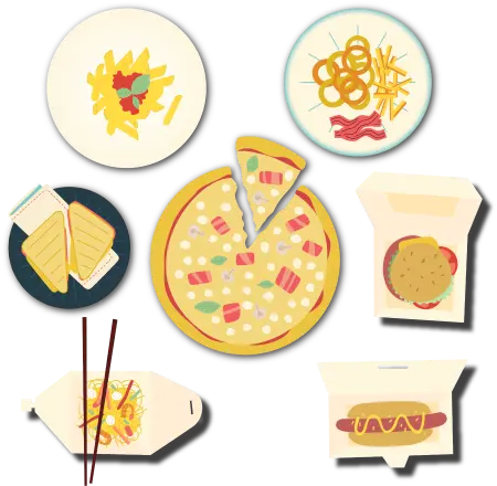 卡通料理图片