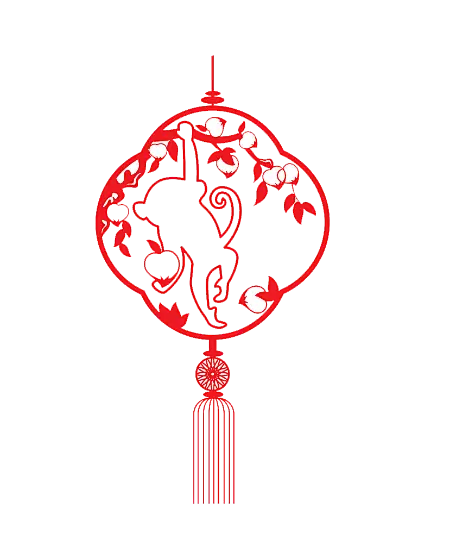 中国传统大红灯笼素材