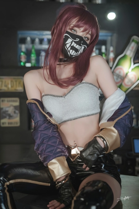 Yuna NO.13 - Cosplay Vol.04 KDA Akali & Nier Automata 2B 阿卡丽与尼尔机械纪