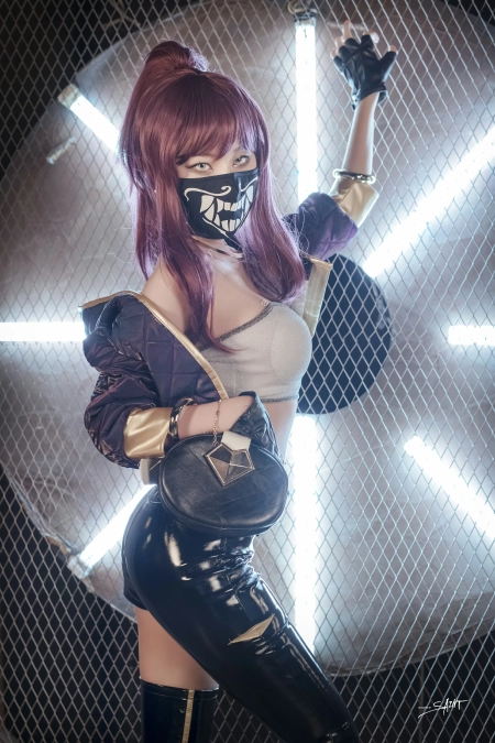 Yuna NO.13 - Cosplay Vol.04 KDA Akali & Nier Automata 2B 阿卡丽与尼尔机械纪