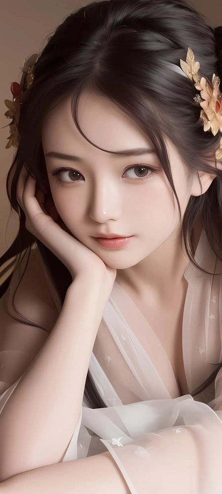 漂亮的美女全面屏手机壁纸4