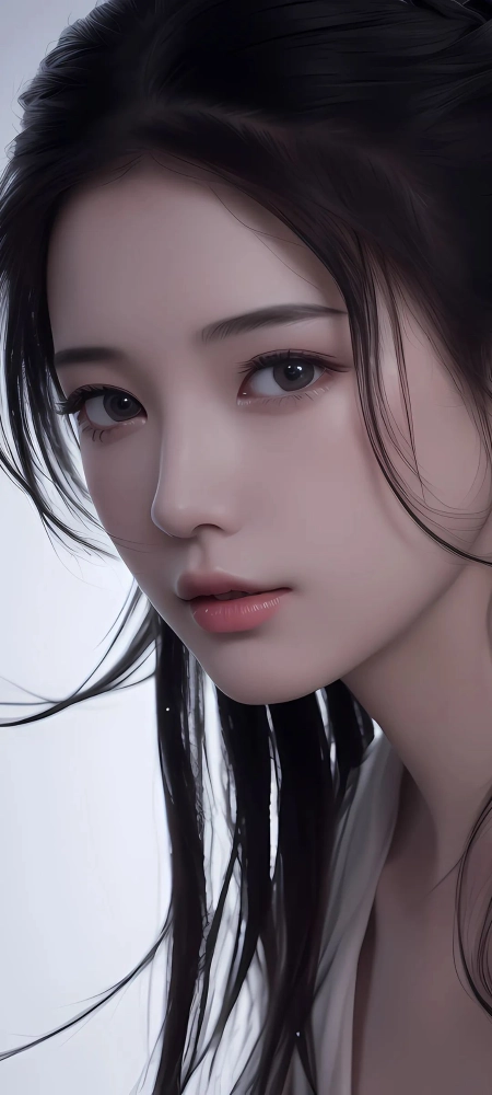 漂亮的美女全面屏手机壁纸4