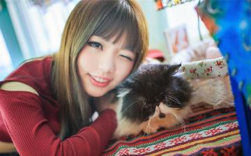 清纯美女生活照