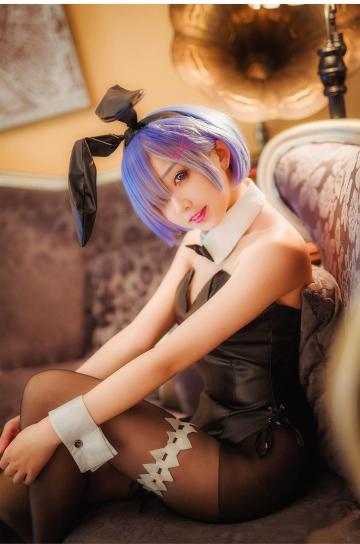 兔女郎cos黑丝美腿人体艺术诱惑写真
