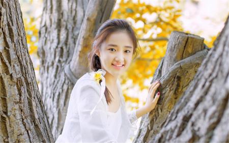 夏日清爽舒适小新清美女壁纸