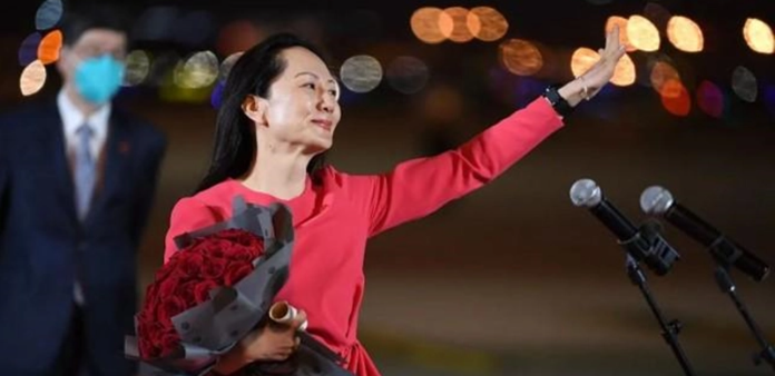 孟晚舟获释回国，没有什么能够阻挡中国的强大！