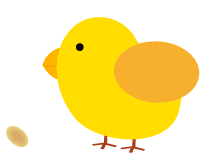 黄色小鸟吃米 GIF动图 bird